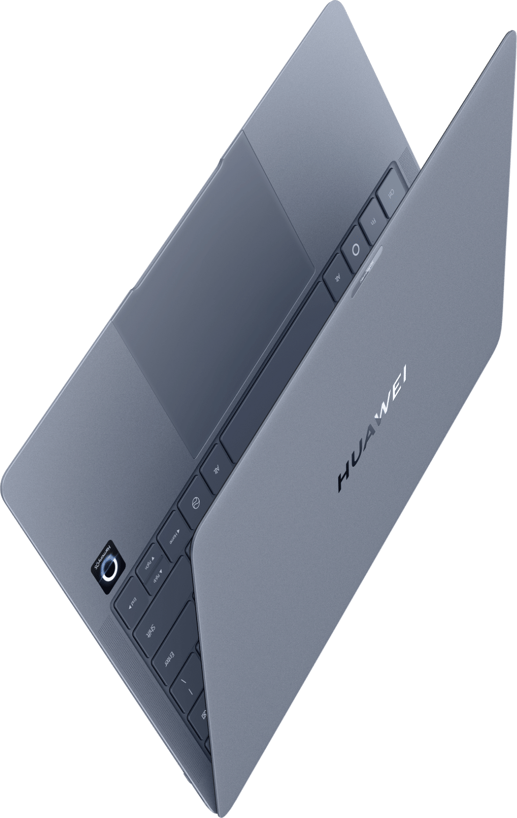 华为擎云 HM940 360° 全景图，展示了轻薄