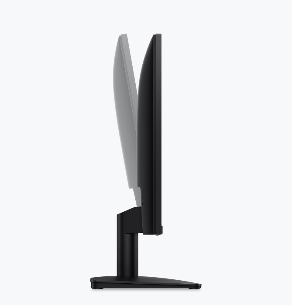 华为擎云 M271H 侧视图，展示了产品可以便捷调节角度