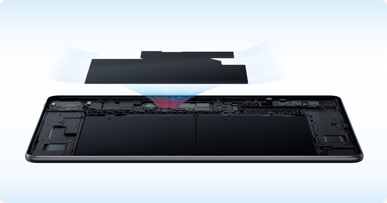 华为擎云 C5（第4代）内部视图，展示了其高效散热