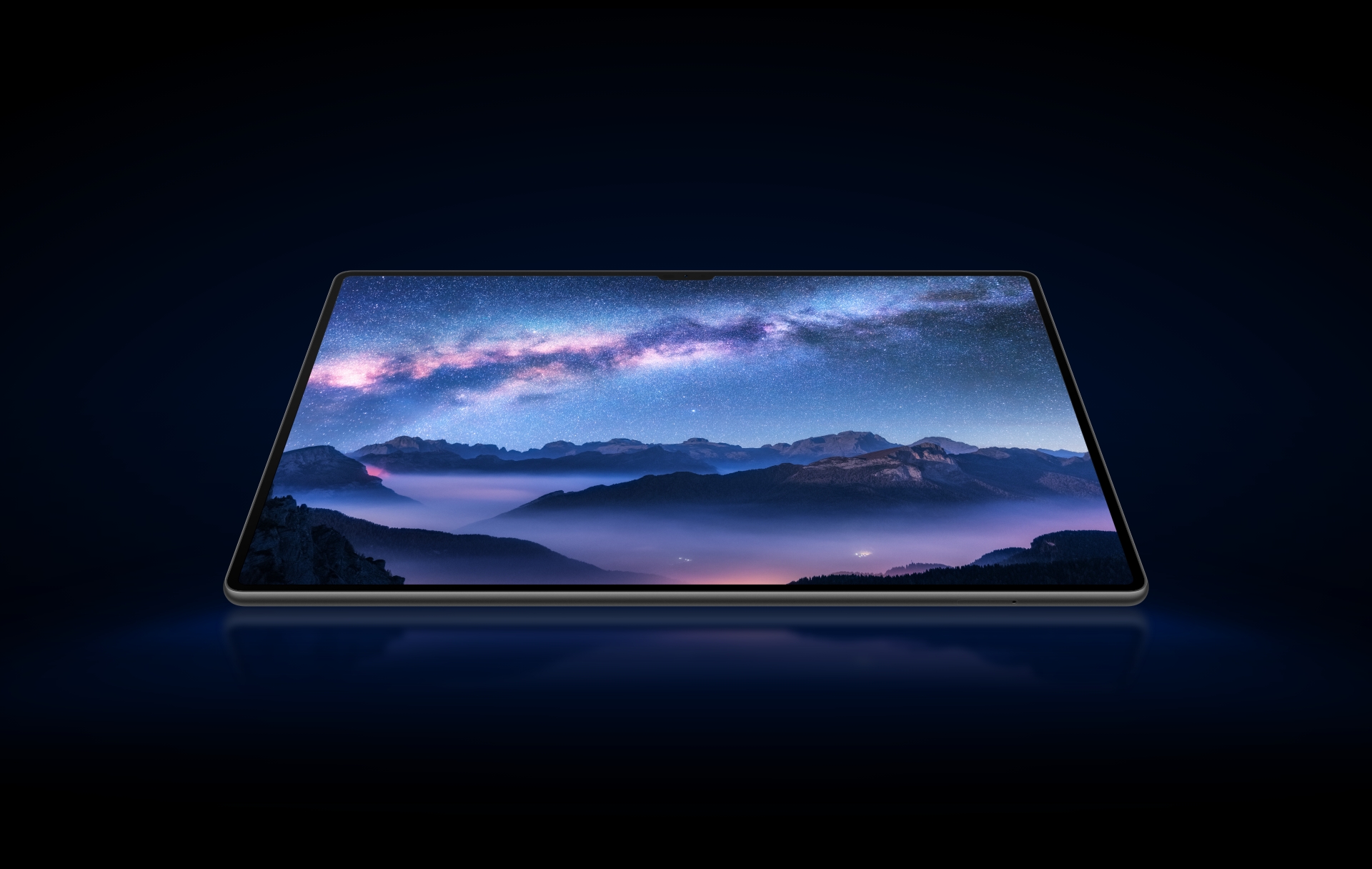 华为擎云 C9 屏幕,展示了平板大屏高清显示、专业色准的性能