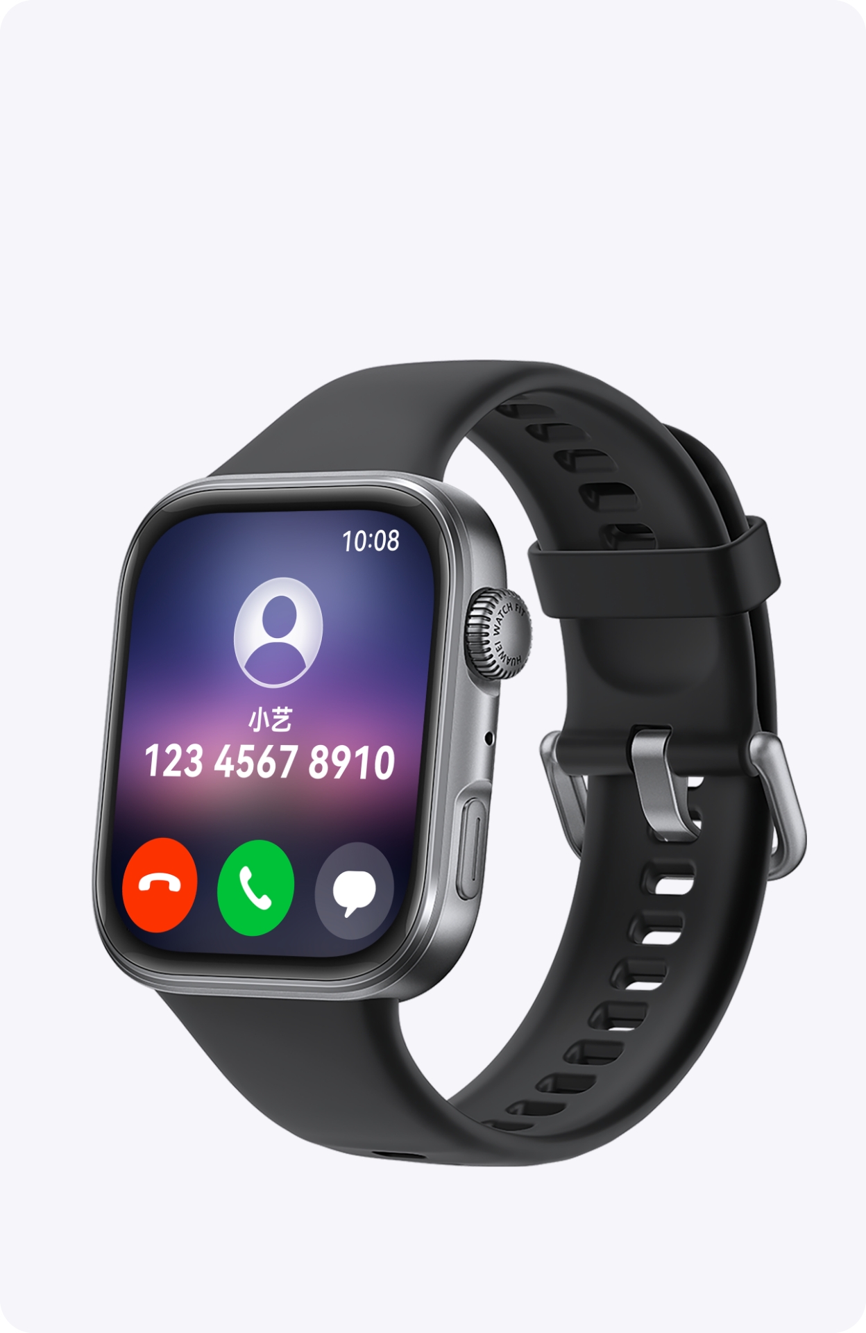 华为擎云 H3540 手表界面，展示了蓝牙通话功能