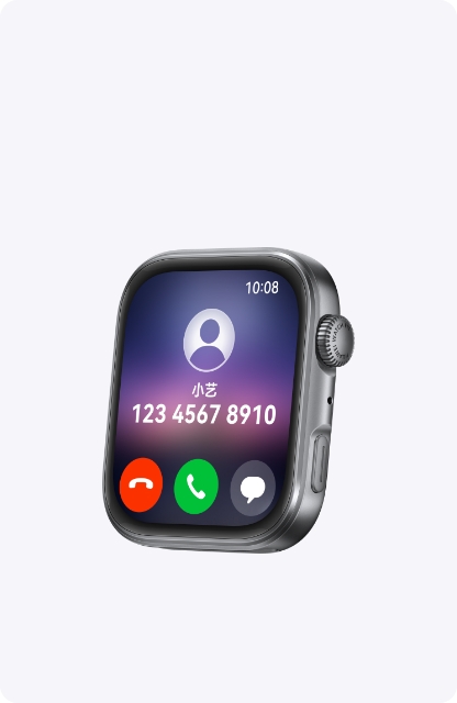 HUAWEI Smart Movement S1 侧角度图，展示了手表的蓝牙通话功能