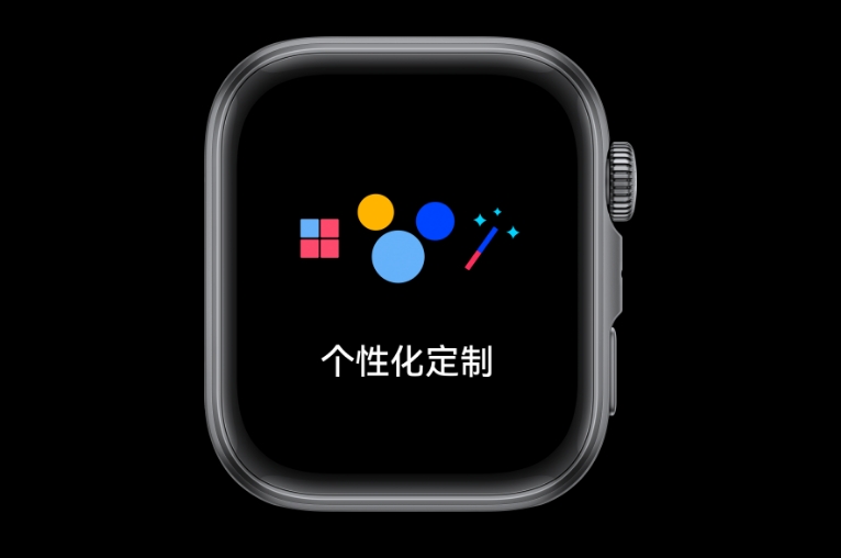 HUAWEI Smart Movement S1 正面图，展示了手表支持企业定制化服务