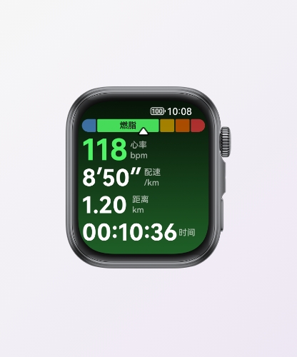 HUAWEI Smart Movement S1 正面图，展示了手表可精准记录水上运动的相关数据