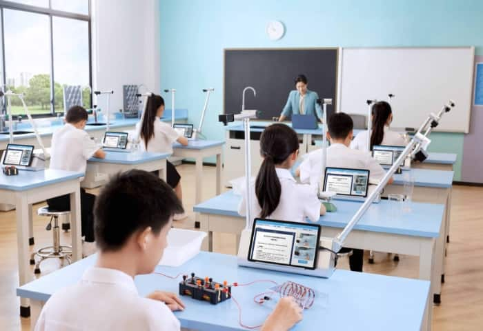 Smart Education Exhibtion Physical, Chemical, And Biological Experiment Examination Room