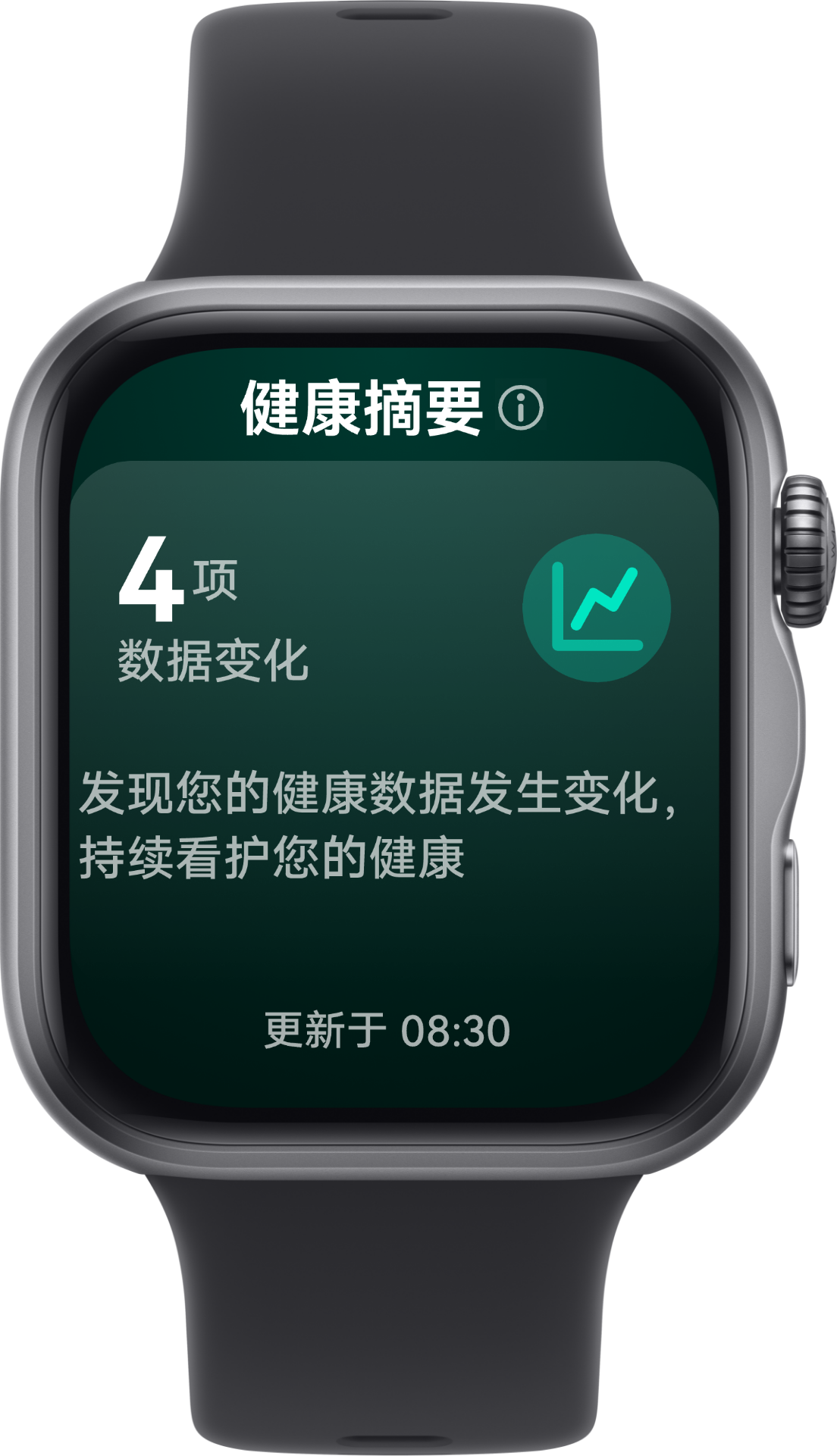 华为擎云 H3550 显示健康摘要，以及压力、锻炼、睡眠等多项数据，展示了手表全面的腕上健康